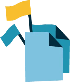 progress reports graphic element